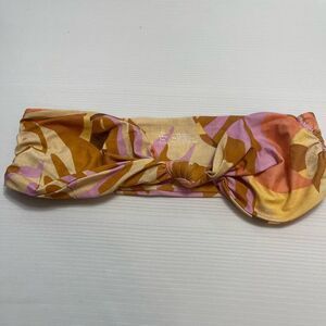 Free People x Stone Fox Swim Lele knotted bikini top tropics Size Large New